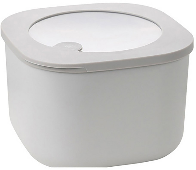 第三代冷熱微波便當保鮮盒 L, 灰色, 1個