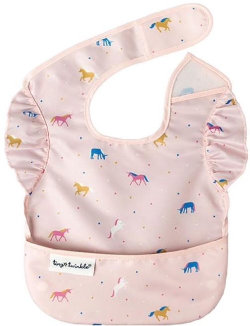 타이니트윙클 방수 아기 턱받이, 유니콘, 1개입, 1개