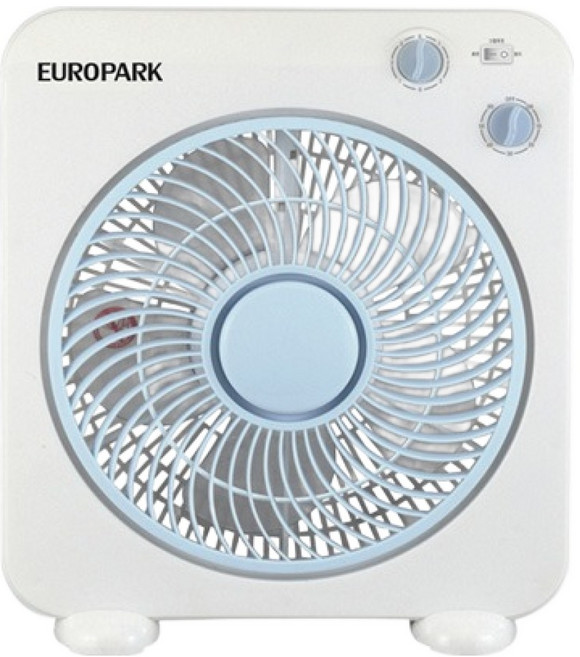 유로파크 슬림형 전망회전 3단풍속 30cm 60분타이머 박스팬, Eu-12B