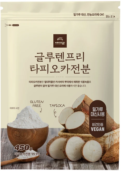 배대감 글루텐프리 타피오카 전분, 450g, 1개 - 쿠팡