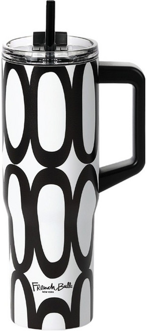 프렌치불 스월 텀블러, 오발, 860ml, 1개