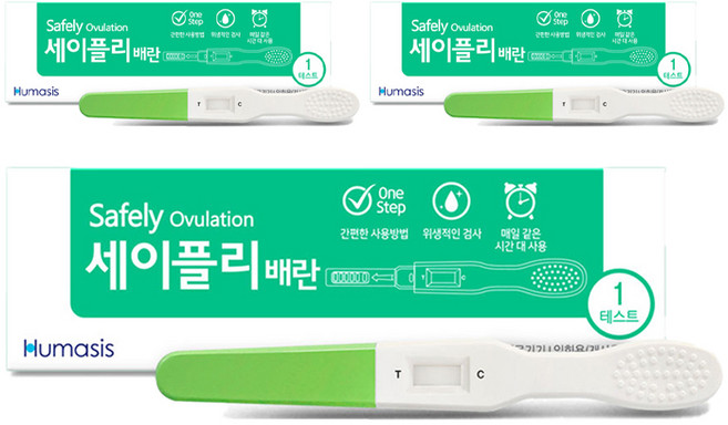 휴마시스 세이플리 배란테스트기, 1개입, 3개
