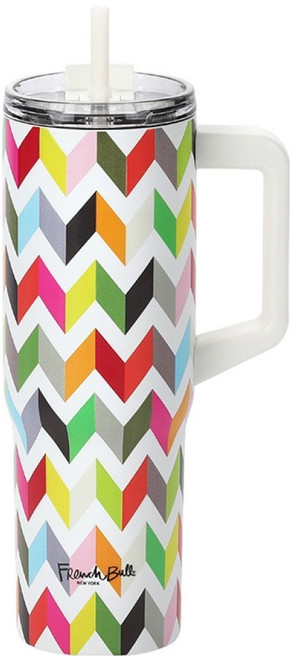 프렌치불 스월 텀블러, 지기, 860ml, 1개