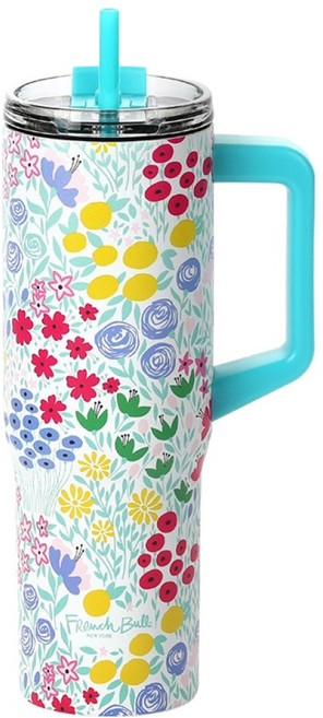 프렌치불 스월 텀블러, 플라워번치, 860ml, 1개