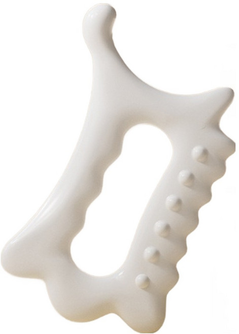 유앤유 얼굴 바디 승모 괄사, 1개, 화이트