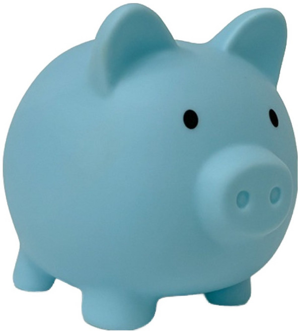 베네블 파스텔 돼지 저금통, 스카이블루, 1개