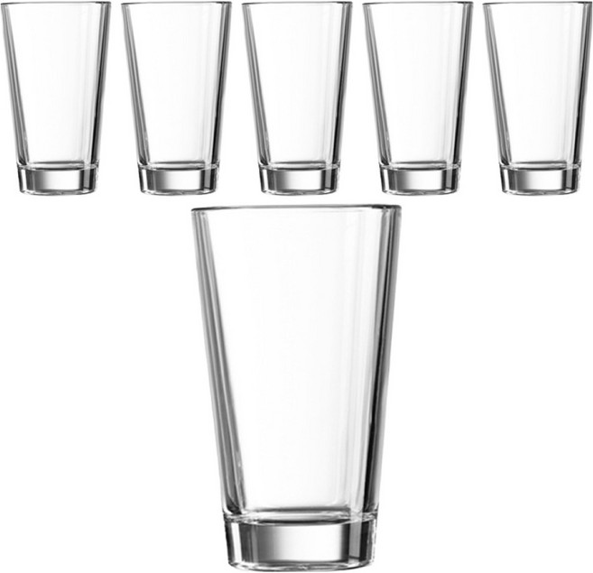 애스크제이 믹싱글라스 410ml, 투명, 6개