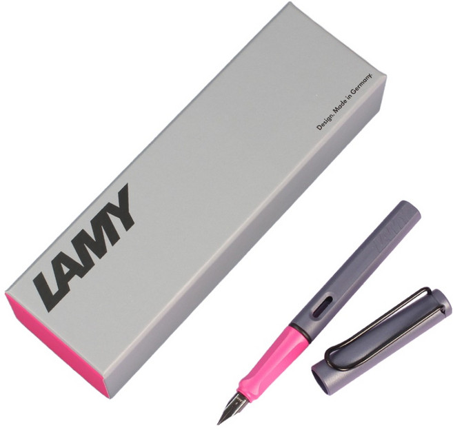 LAMY 사파리 만년필, F, 핑크클리프