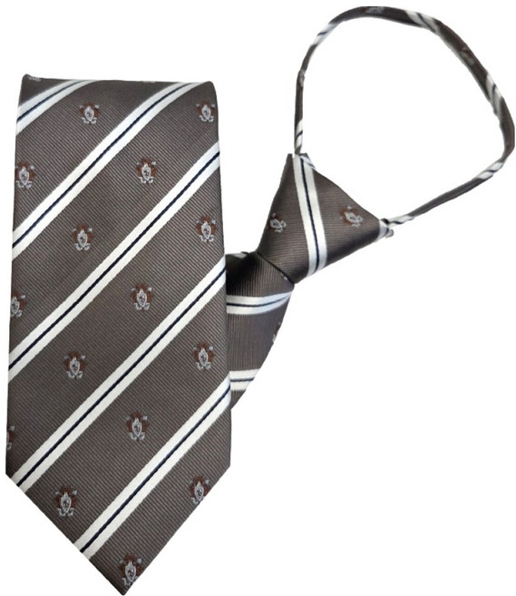 엘르 남성용 패션 지퍼 자동 넥타이 앤션트