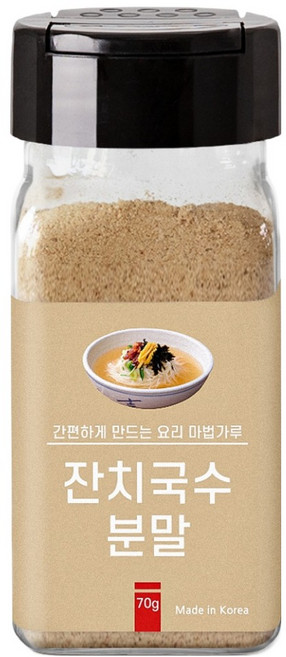 바른미각 잔치국수 분말, 70g, 1개