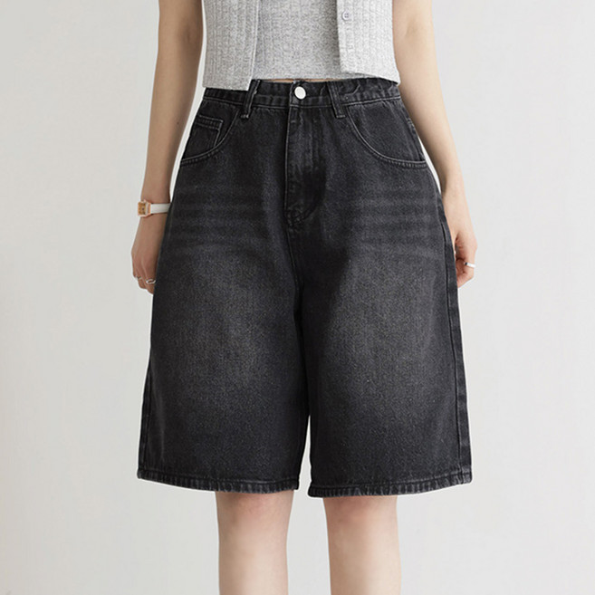 앤드스타일 남녀공용 버뮤다 데님 반바지 264569
