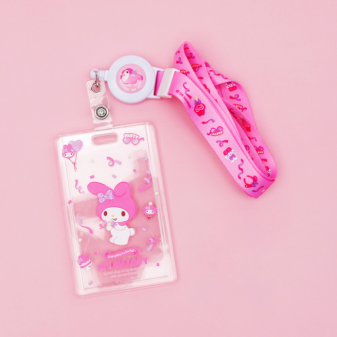 산리오 마이멜로디 목걸이 카드 케이스