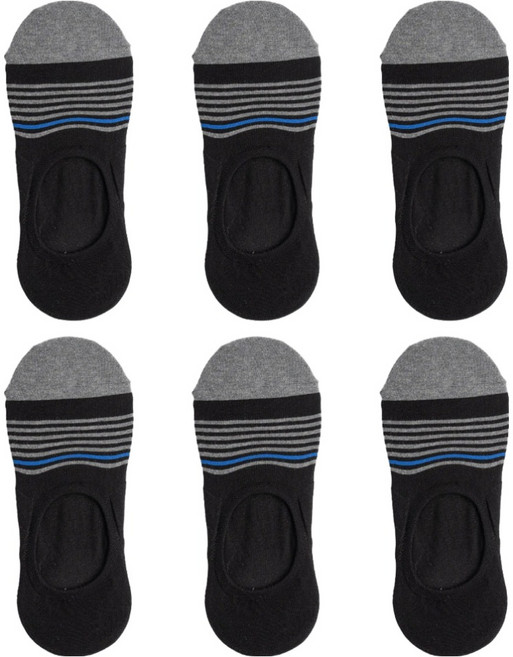 삭스팩토리 남성용 패션 기본밴드 페이크삭스 6켤레