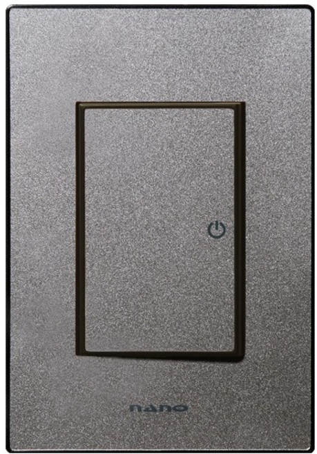 나노전기 아트2 SIMPLE 1구 스위치 인테리어 아크릴 배선기구 펄그레이, 1개