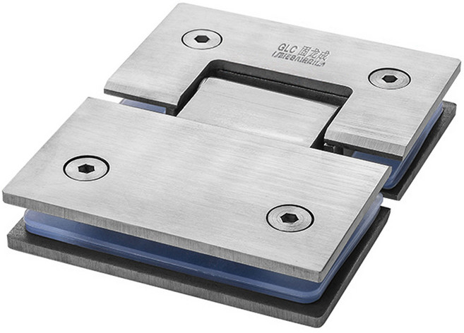 스톰가드 샤워부스 유리문 경첩 180도, 실버