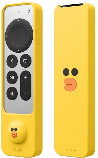 엘라고 라인프렌즈 2021 애플티비4K 리모컨 실리콘 케이스, 샐리, 1개, 샐리