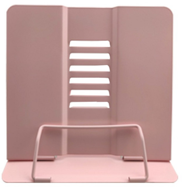 몽리코 스마트폰 거치 다용도 철제 독서대, 핑크