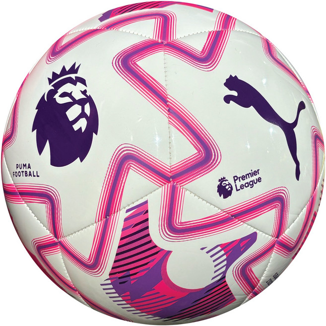푸마 오르비타 미니 PL 브릴리언스 축구공 화이트 + 멀티컬러, 08471701, 1개