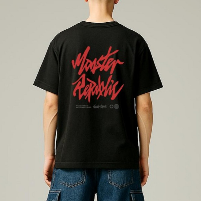 몬스터리퍼블릭 어센틱 로고 레드 티셔츠 8120