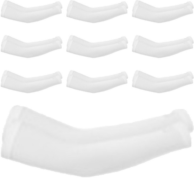 쓱타임 UV 자외선 차단 손등커버 쿨토시 2p, 화이트, 10개