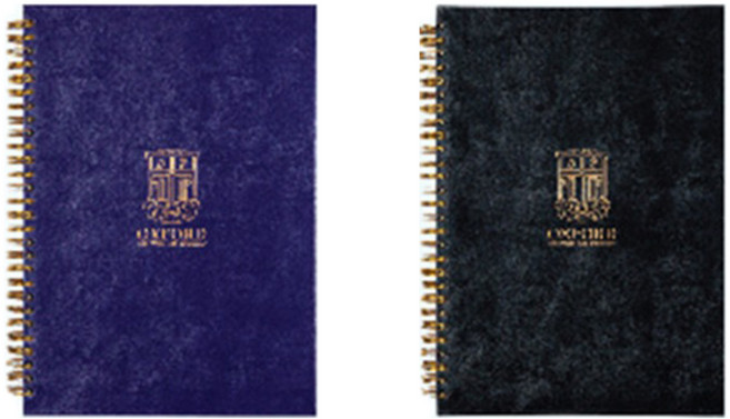 OXFORD 하드커버 스프링노트 B5 100매 2p + PP인덱스 세트, 랜덤발송, 1세트