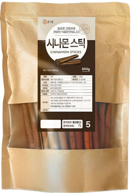 윤고집 시나몬 계피 스틱, 500g, 1개