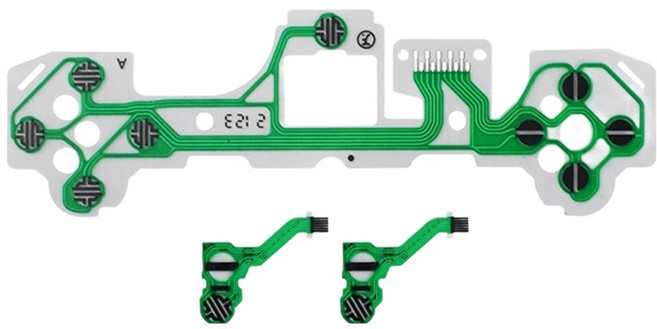 스페이스쉴드 PS5 듀얼센스 호환 컨트롤러 게임패드 수리 부품 교체용 서킷보드 필름, 혼합색상, 1개, BDM-020