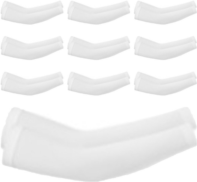 쓱타임 UV 자외선 차단 쿨토시 2p, 화이트, 10개