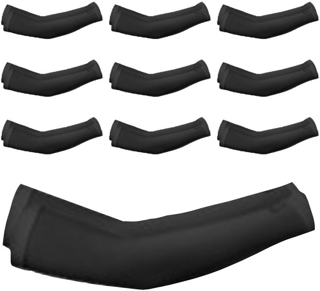 쓱타임 UV 자외선 차단 손등커버 쿨토시 2p, 블랙, 10개