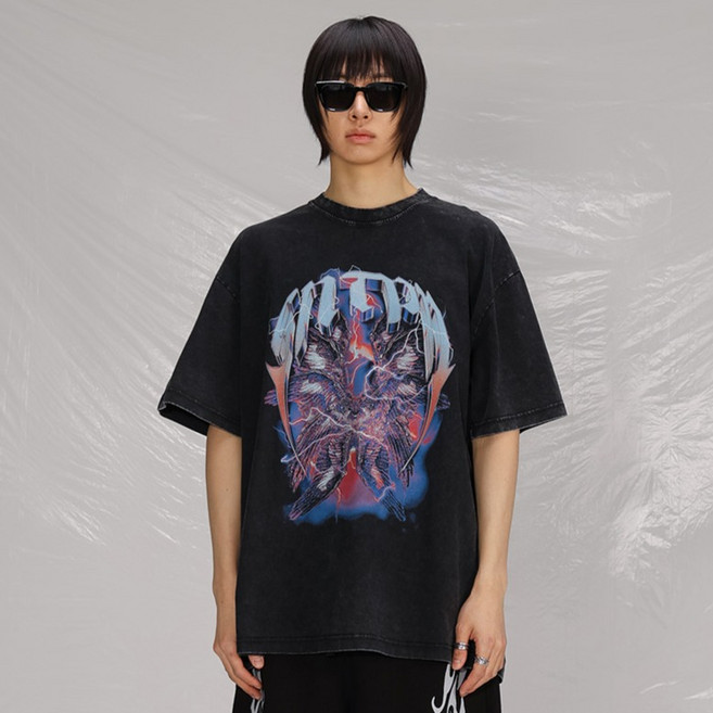 세인트페인 엔젤 피그먼트 반팔 티셔츠