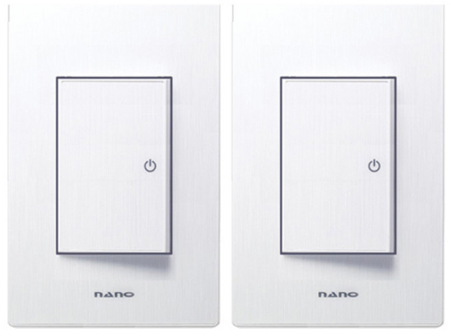 나노전기 아트2 SIMPLE 1구 스위치 화이트, 2개