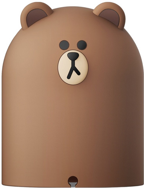 엘라고 라인프렌즈 갤럭시 워치 충전 거치대, 브라운, 1개