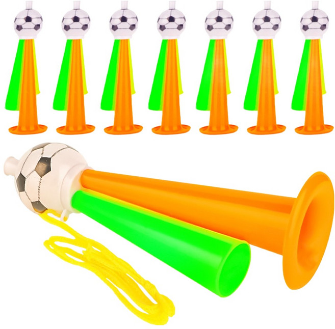 비에이비오 축구공 나팔, 혼합색상, 8개