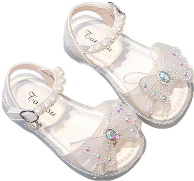 키즈트리 여아용 큐빅 나비 리본 공주 샌들 SZ-478