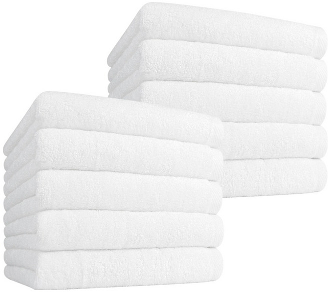 송월타월 컴포트 그라운드 호텔수건 250g 뱀부, 아이보리, 10개