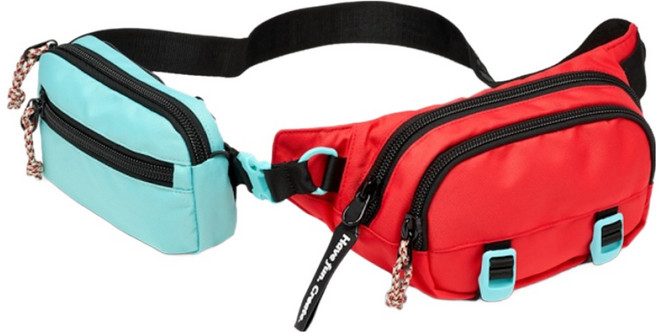 조비 Bum Bag 3 in 1 스타일 백 JB01786-0WW, 레드, 1개