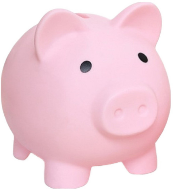 포포트레인1 통통돼지 저금통 FREE, 핑크, 1개