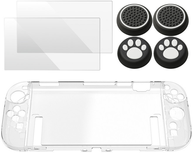 스페이스쉴드 닌텐도 스위치 2 호환 필수 게임 플레이 액세서리 베이직 3종 세트, 혼합색상, 1개