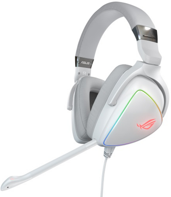 ASUS 華碩 ROG Delta White HiFi RGB 電競耳機 原廠保固, 白色
