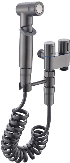 一進二出馬桶噴槍分水閥, 黑色