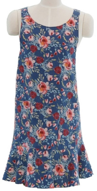 까사엘 샌드라 방수 앞치마, 블루, 1개