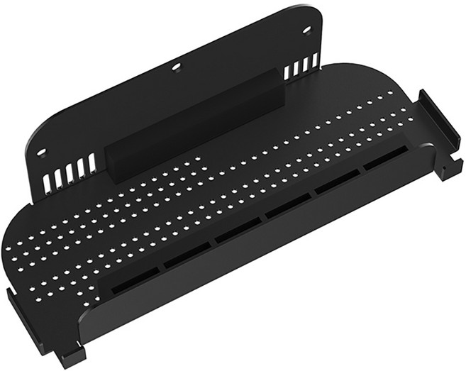 Switch2主機壁掛式支架 可收納遊戲卡帶, 單一商品, 1盒, 黑色