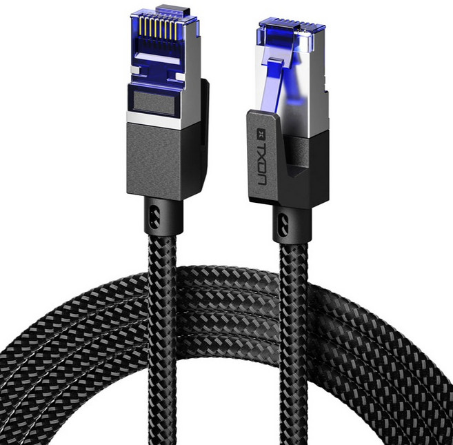 티엑스온 SFTP CAT.7 10Gbps 초고속 인터넷 기가 랜선 랜케이블, 혼합색상, 1개, 0.5m