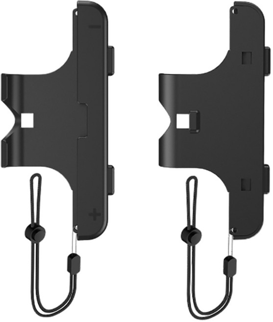 Switch2主機手柄用掛繩握把 左手 + 右手, 黑色, 1組, 單一商品