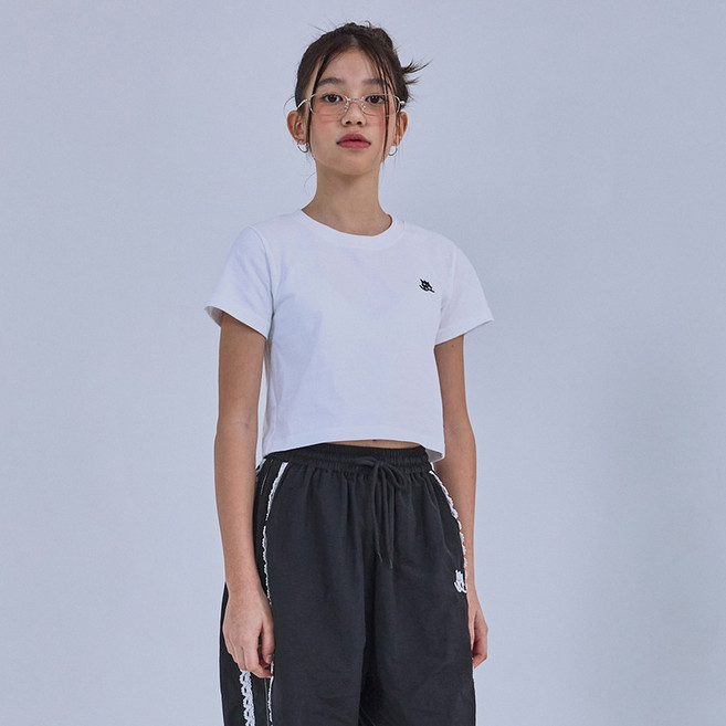 베리드 여아용 마일드 크롭 숏 슬리브