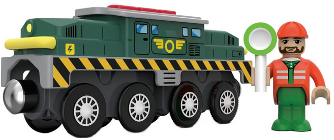 미카포트 악어 전기 전동기차 세트, 혼합색상, 1세트