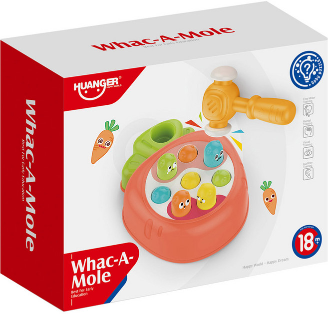 후앙어 하늘썬별 두더지 잡기 망치 놀이 heanhe8074, 1개, 혼합색상
