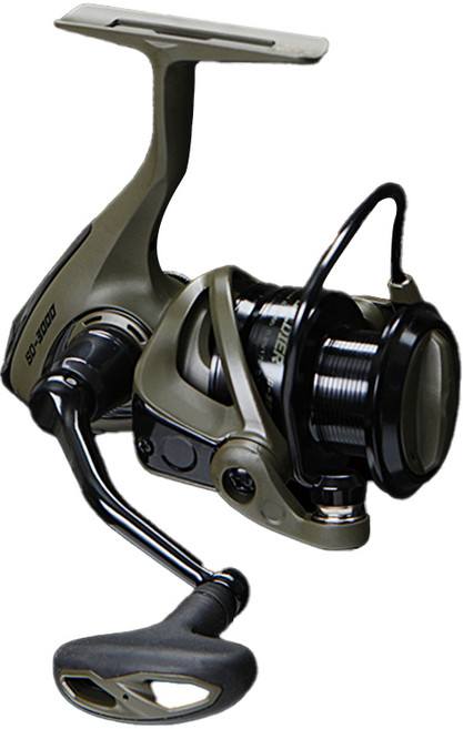okuma 寶熊釣具 特戰 紡車式捲線器, SOLDIER SD1000, 黑色