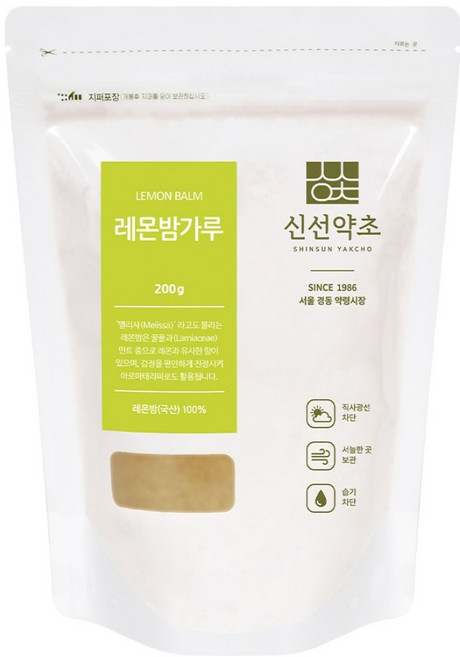 신선약초 레몬밤 가루, 200g, 1개