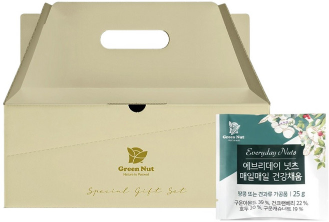 그린너트 에브리데이넛츠 혼합견과 50p, 1.25kg, 1개